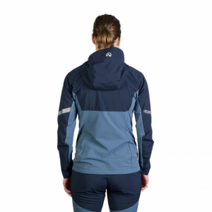 Dámska turistická softshellová bunda - NORTHFINDER-DONNA-387-blueblue Modrá XL 4