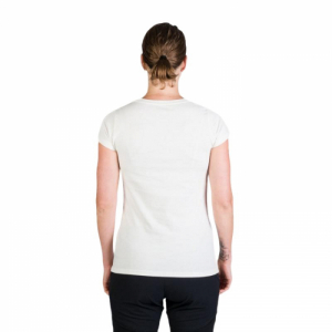 Dámske turistické tričko s krátkym rukávom - NORTHFINDER-JUDITH-377-white Biela L 3