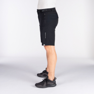 Pánske cyklistické nohavice - NORTHFINDER-LONNIE 2v1 Čierna XL 3