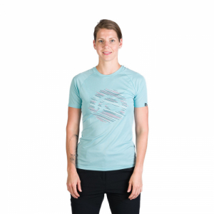 Dámske turistické tričko s krátkym rukávom - NORTHFINDER-LYNDA-396-lightblue Modrá L
