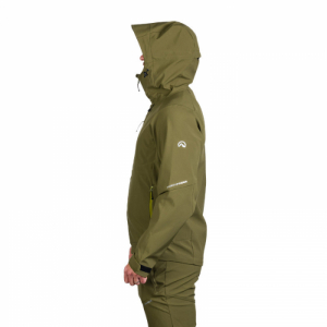 Pánska turistická softshellová bunda - NORTHFINDER-MONTE-349-olive Zelená XXL 3