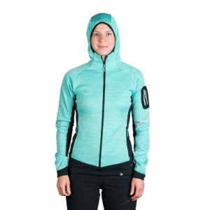 Dámska turistická mikina so zipsom - NORTHFINDER-PAT-653-lightblueblack Modrá L 2