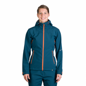 Dámska turistická softshellová bunda - NORTHFINDER-PATTY-526-inkblue Modrá XL 1