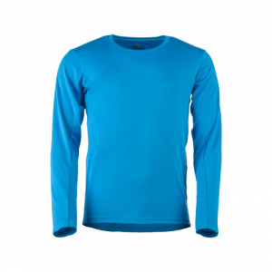 Pánske turistické tričko s dlhým rukávom - NORTHFINDER-Polartec Power dry INOVEC-blue Modrá XL