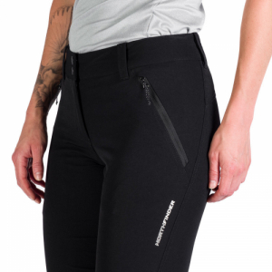 Dámske turistické nohavice - NORTHFINDER-SALLY-269-black Čierna XL 4