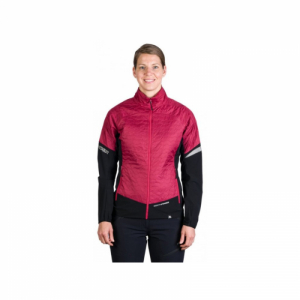 Dámska turistická bunda - NORTHFINDER-THERESA-577-cherryblack Ružová XL 1
