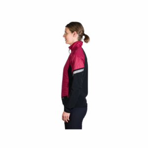 Dámska turistická bunda - NORTHFINDER-THERESA-577-cherryblack Ružová XL 2