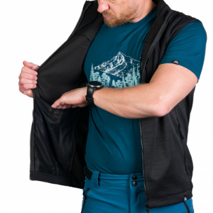 Pánska turistická vesta - NORTHFINDER-VAL-269-black Čierna XL 4