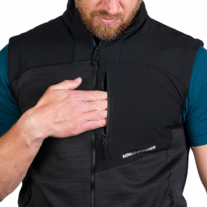 Pánska turistická vesta - NORTHFINDER-VAL-269-black Čierna XL 5