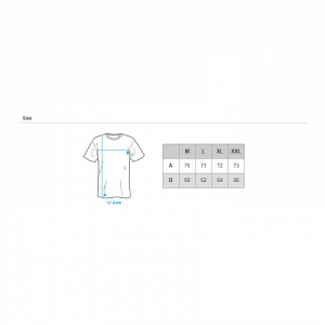 Pánske tričko s krátkym rukávom s v-výstrihom - OMBRE-T-shirt S1991 white Biela M 3