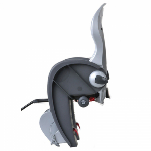 Detská sedačka na bicykel - POLISPORT-Wallaby Deluxe Šedá 1