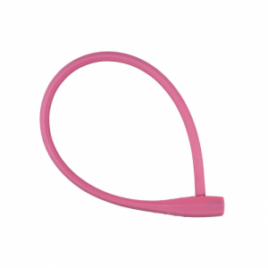 Zámok na bicykel - PRO-T-Plus M10 x 60cm Silicone Pink Ružová 60 cm