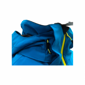  - Pánska lyžiarska bunda BLIZZARD Mens Ski Jacket Cervinia, grey bright blue neon green zipper 5