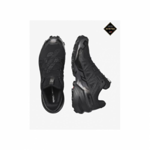 Dámska bežecká trailová obuv - SALOMON-Speedcross 6 W GTX black/black/phantom Čierna 41 1/3 3