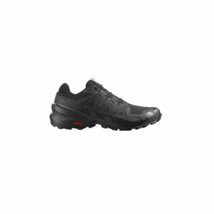 Pánska bežecká trailová obuv - SALOMON-Speedcross 6 Wide black/black/phantom Čierna 46 1