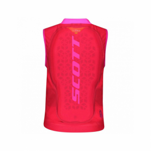Juniorský chránič chrbta - SCOTT-Vest Protector Jr AirFlex high viz pink Ružová XS 1