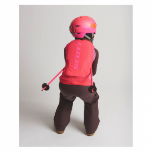 Juniorský chránič chrbta - SCOTT-Vest Protector Jr AirFlex high viz pink Ružová XS 3