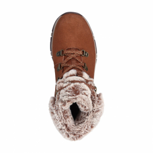 Dámske členkové zimné topánky - SKECHERS-Trego Falls Finest chestnut Hnedá 39 3