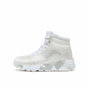 Dievčenské členkové zimné topánky - SKECHERS-Uno Lite Camo Dazzle silver/grey Strieborná 34 2