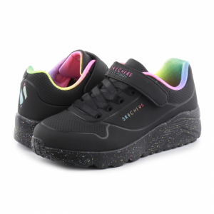 Dievčenská rekreačná obuv - SKECHERS-Uno Lite Rainbow Specks black/multi rainbow Čierna 34 3