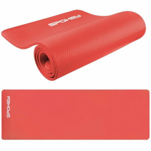 Fitness podložka - SPOKEY-FLUFFY mat 180 x 60 x 1,5 cm red Červená 180/60 cm