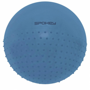 Gymnastická lopta - SPOKEY-HALF FIT 2v1 MASSAGE BALL 55 cm Modrá