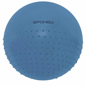 Gymnastická lopta - SPOKEY-HALF FIT 2v1 MASSAGE BALL 65 cm Modrá