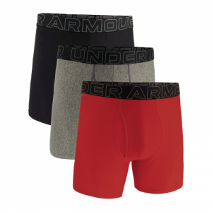 Pánske boxerky - UNDER ARMOUR-M UA Perf Tech 6in-RED Mix XL