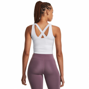 Dámske tréningové tielko - UNDER ARMOUR-Motion Tank-WHT Biela S 1
