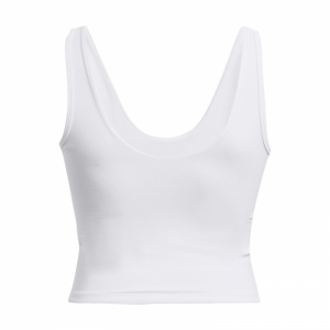 Dámske tréningové tielko - UNDER ARMOUR-Motion Tank-WHT Biela S 5