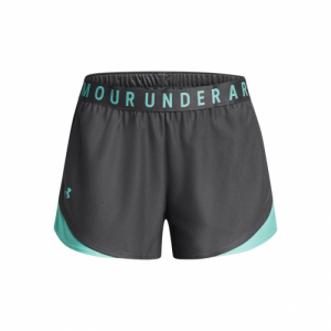 Dámske tréningové kraťasy - UNDER ARMOUR-Play Up Shorts 3.0-GRY 058 Šedá M 4