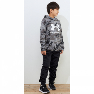 Chlapčenské zateplené tepláky - UNDER ARMOUR-UA Armour Fleece Joggers-BLK 001 Čierna 149/160 2