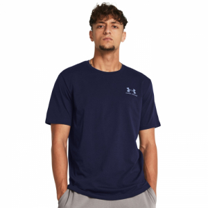 Pánske tričko s krátkym rukávom - UNDER ARMOUR-UA M SPORTSTYLE LC SS-BLU Modrá XL