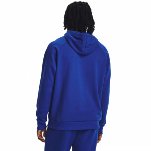 Pánska zateplená mikina s kapucňou - UNDER ARMOUR-UA Rival Fleece Logo HD-BLU Modrá L 3