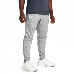 Pánske tepláky - UNDER ARMOUR-UA Rival Terry Jogger-GRY 011 Šedá L