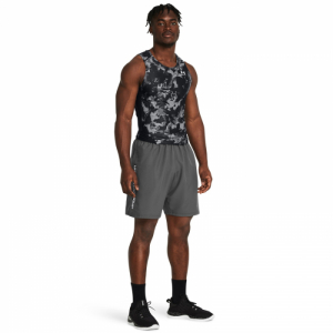 Pánske tréningové kraťasy - UNDER ARMOUR-UA Woven Wdmk Shorts-GRY Šedá XL 3