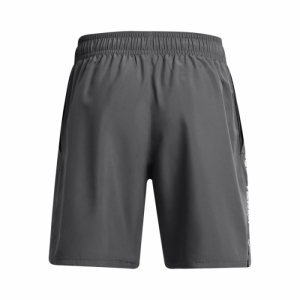 Pánske tréningové kraťasy - UNDER ARMOUR-UA Woven Wdmk Shorts-GRY Šedá XL 5