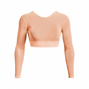 Dámske tréningové tričko s dlhým rukávom - UNDER ARMOUR PROJECT ROCK-UA PROJECT ROCK Sheer Mesh LS-ORG Oranžová M 5