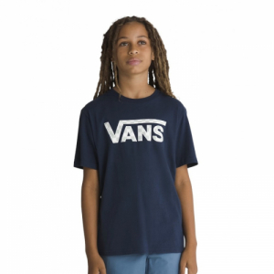 Chlapčenské tričko s krátkym rukávom - VANS-BY CLASSIC LOGO FILL BOYS-Blue Modrá S