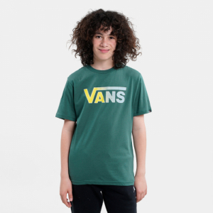 Chlapčenské tričko s krátkym rukávom - VANS-BY CLASSIC LOGO FILL BOYS-Green Zelená S 1