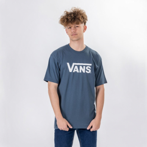 Pánske tričko s krátkym rukávom - VANS-CLASSIC  TEE-B INDIGO-MARSHMALLOW Modrá XL 1