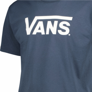 Pánske tričko s krátkym rukávom - VANS-CLASSIC  TEE-B INDIGO-MARSHMALLOW Modrá XL 5