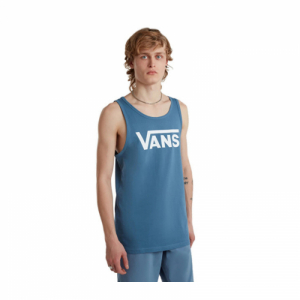 Pánske tričko bez rukávov - VANS-MN CLASSIC TANK-Blue Modrá XS