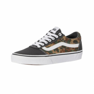 Pánska rekreačná obuv - VANS-MN Ward Water Color Camo black/white Čierna 40,5 1