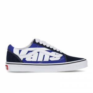 Pánska rekreačná obuv - VANS-Old Skool Jumbo Vans blue/white Modrá 45
