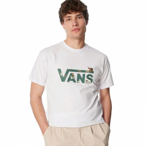 Pánske tričko s krátkym rukávom - VANS-SNAIL TRAIL TEE-B White Biela XXL