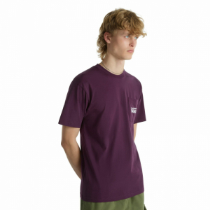 Pánske tričko s krátkym rukávom - VANS-STYLE 76 BACK SS TEE-Purple Fialová XS