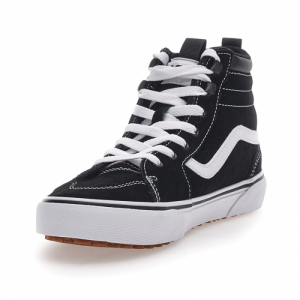 Juniorské členkové zimné topánky - VANS-YT Filmore HI VansGuard (Suede) black/white Čierna 39 3