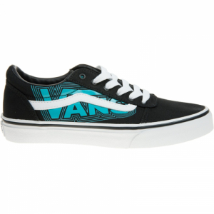 Chlapčenská rekreačná obuv - VANS-YT Ward Glow Vans Neon blue/black Čierna 1