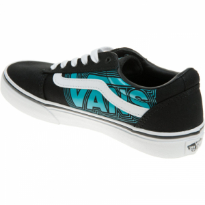 Chlapčenská rekreačná obuv - VANS-YT Ward Glow Vans Neon blue/black Čierna 4